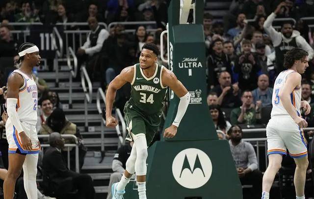 雄鹿大胜热火，字母哥狂砍40分